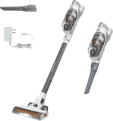 BLACK+DECKER POWERSERIES+ 20V MAX Cordless Stick Vacuum LED Floor Ligh