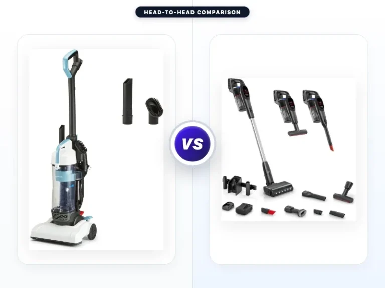 Amazon Basics Upright Bagless Vacuum Cleaner vs Bosch