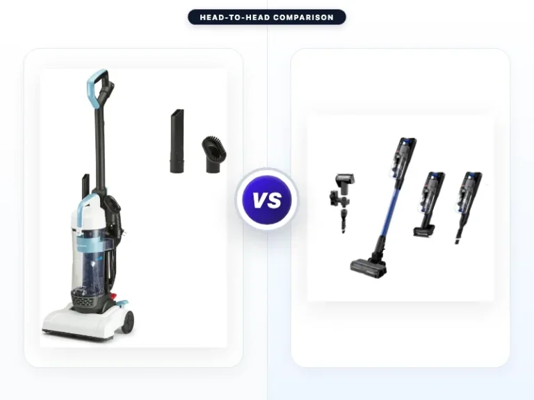 Amazon Basics Upright Bagless Vacuum Cleaner vs Kaqha