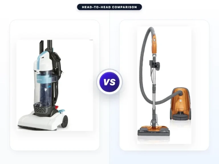 Amazon Basics Upright Bagless Vacuum Cleaner vs Bissell