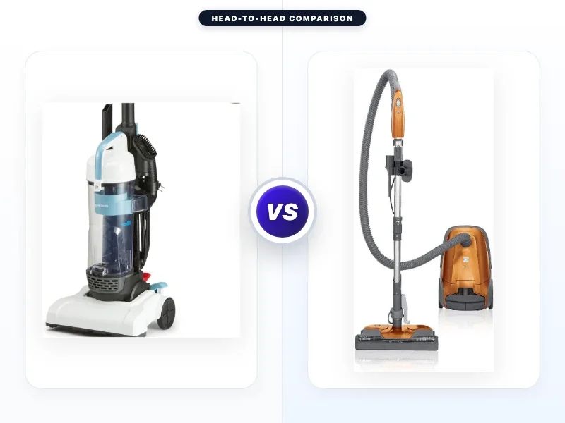 Amazon Basics Upright Bagless Vacuum Cleaner vs Bissell