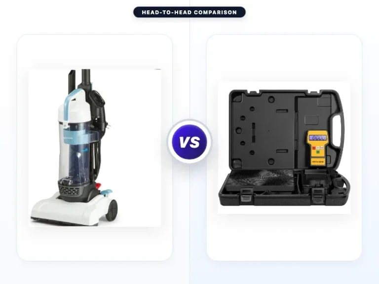 Amazon Basics Upright Bagless Vacuum Cleaner vs Dyson