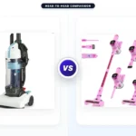 Amazon Basics Upright Bagless Vacuum Cleaner vs Tikom