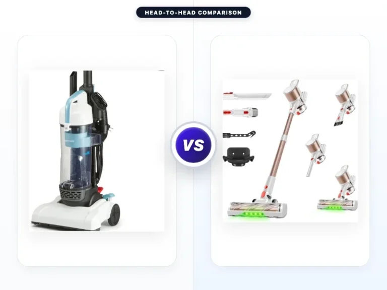 Amazon Basics Upright Bagless Vacuum Cleaner vs Honki