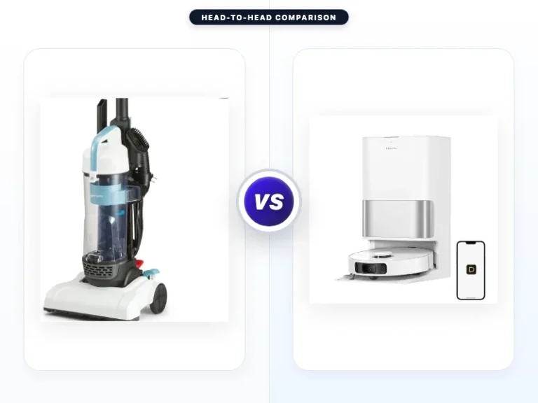 Amazon Basics Upright Bagless Vacuum Cleaner Vs