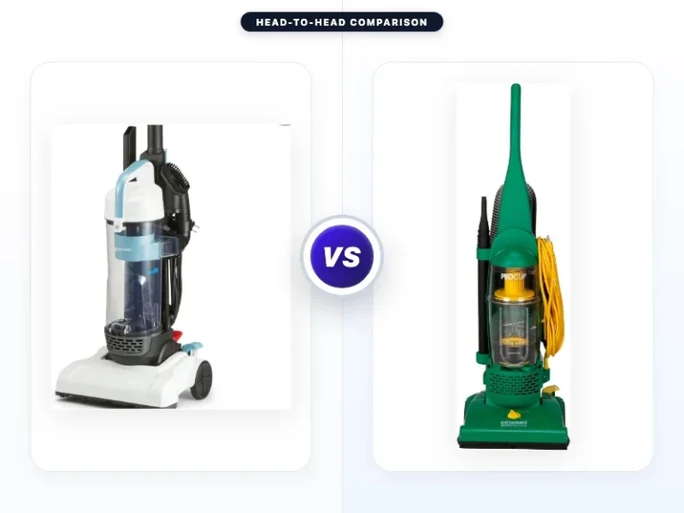 Amazon Basics Upright Bagless Vacuum Cleaner vs Bissell