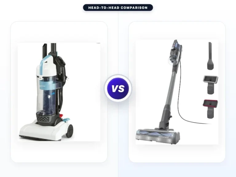 Amazon Basics Upright Bagless Vacuum Cleaner vs Bissell