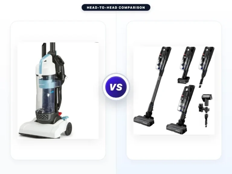 Amazon Basics Upright Bagless Vacuum Cleaner vs Bissell