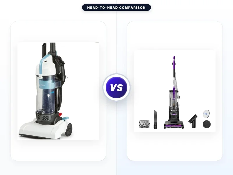 Amazon Basics Upright Bagless Vacuum Cleaner vs Eureka