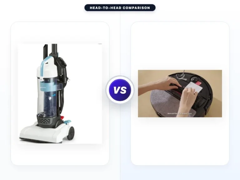 Amazon Basics Upright Bagless Vacuum Cleaner Vs