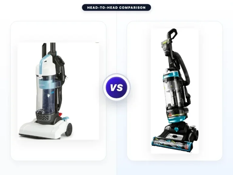 Amazon Basics Upright Bagless Vacuum Cleaner vs Bissell
