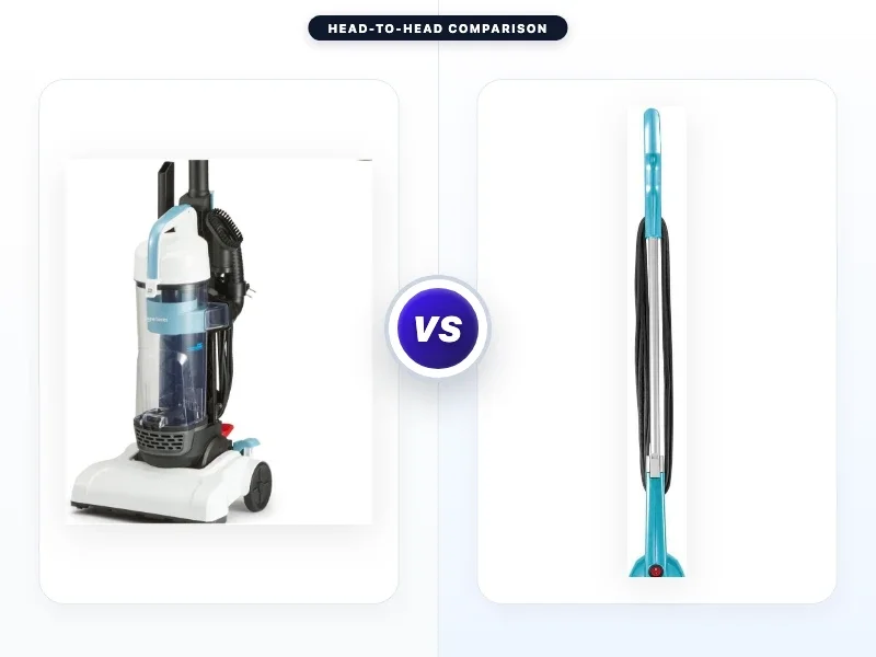 Amazon Basics Upright Bagless Vacuum Cleaner vs Bissell