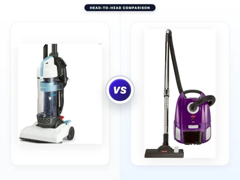 Amazon Basics Upright Bagless Vacuum Cleaner vs Bissell