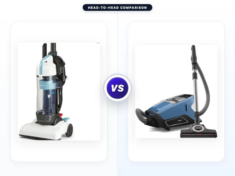 Amazon Basics Upright Bagless Vacuum Cleaner vs Miele