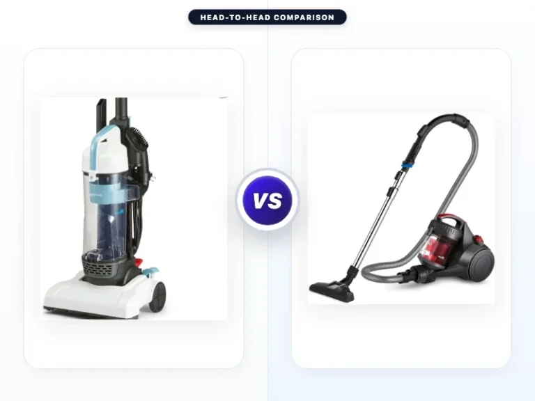 Amazon Basics Upright Bagless Vacuum Cleaner vs Eureka