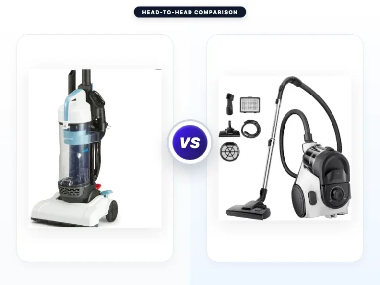 Amazon Basics Upright Bagless Vacuum Cleaner Vs