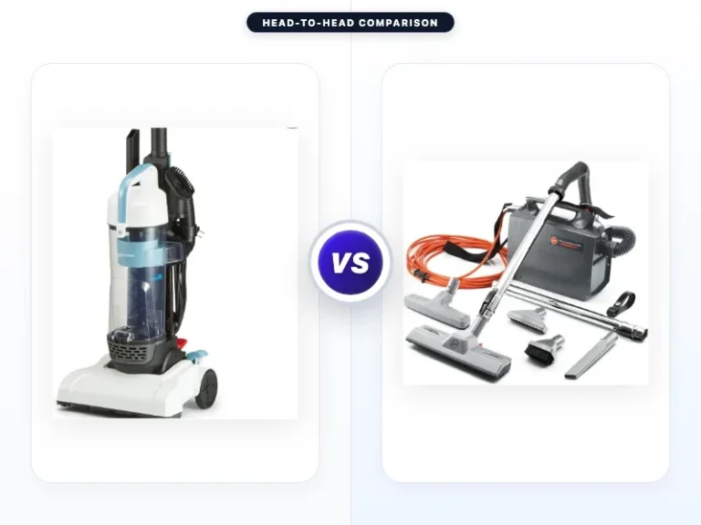 Amazon Basics Upright Bagless Vacuum Cleaner vs Hoover