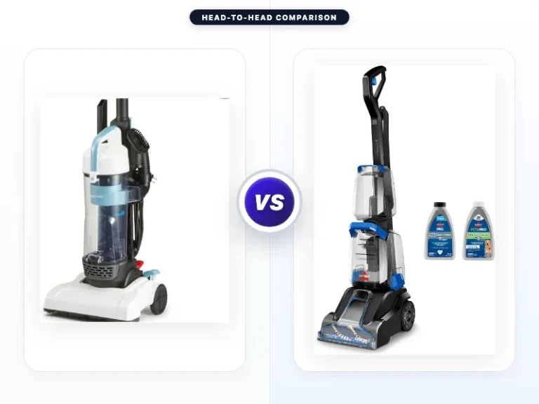 Amazon Basics Upright Bagless Vacuum Cleaner vs Bissell