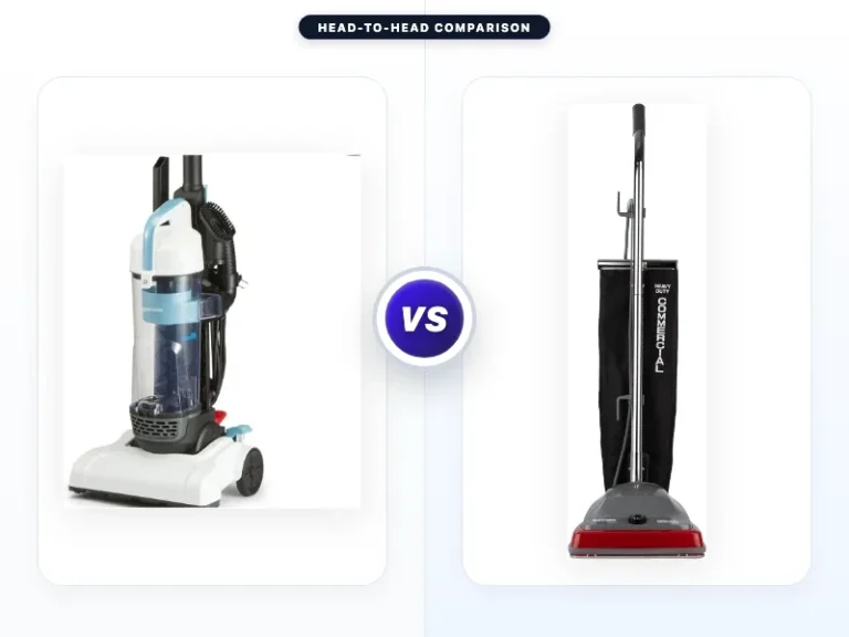 Amazon Basics Upright Bagless Vacuum Cleaner Vs