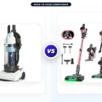 Amazon Basics Upright Bagless Vacuum Cleaner vs Vicease