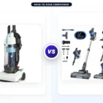 Amazon Basics Upright Bagless Vacuum Cleaner vs Vokene