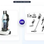 Amazon Basics Upright Bagless Vacuum Cleaner vs Eureka