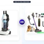 Amazon Basics Upright Bagless Vacuum Cleaner vs Fieety