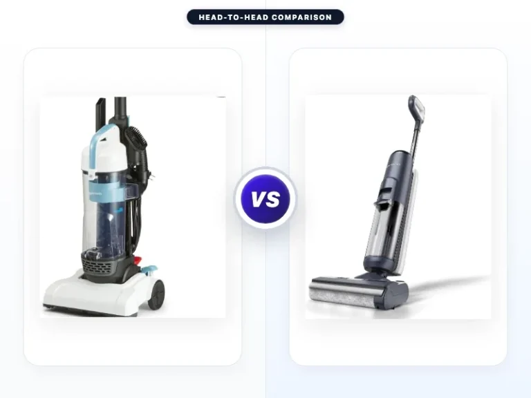 Amazon Basics Upright Bagless Vacuum Cleaner vs Tineco