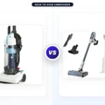 Amazon Basics Upright Bagless Vacuum Cleaner vs Shark