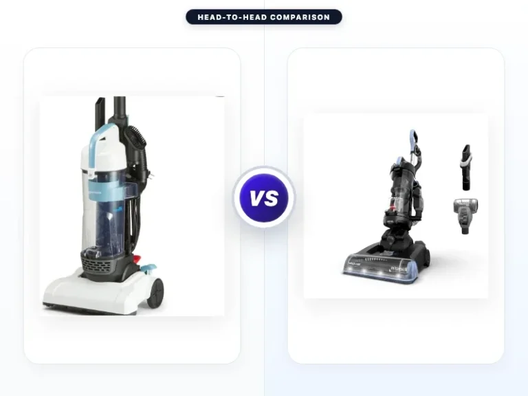 Amazon Basics Upright Bagless Vacuum Cleaner vs Bissell