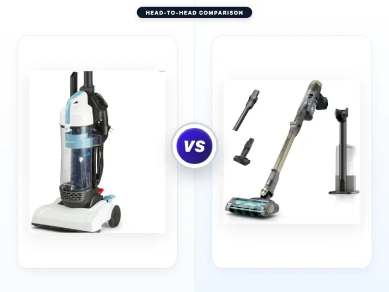 Amazon Basics Upright Bagless Vacuum Cleaner vs Shark®