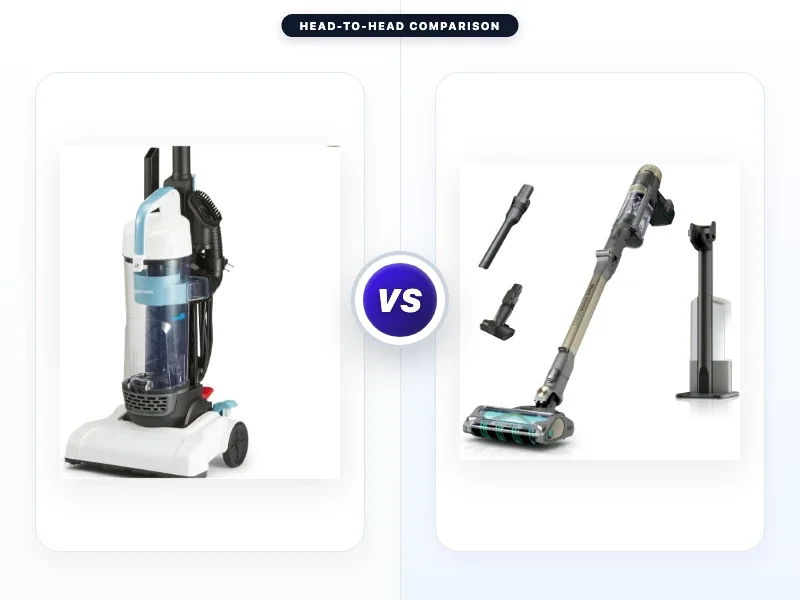 Amazon Basics Upright Bagless Vacuum Cleaner vs Shark®