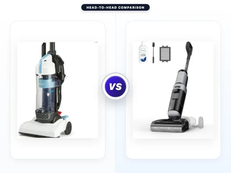 Amazon Basics Upright Bagless Vacuum Cleaner vs Tineco
