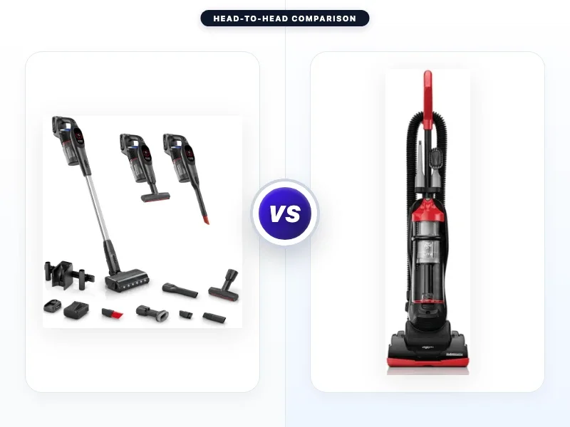 Bosch Unlimited 9 Cordless Stick Vacuum Cleaner vs Dirt