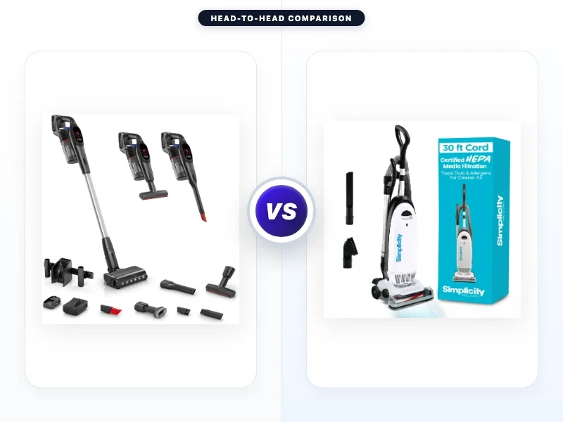 Bosch Unlimited 9 Cordless Stick Vacuum Cleaner Vs