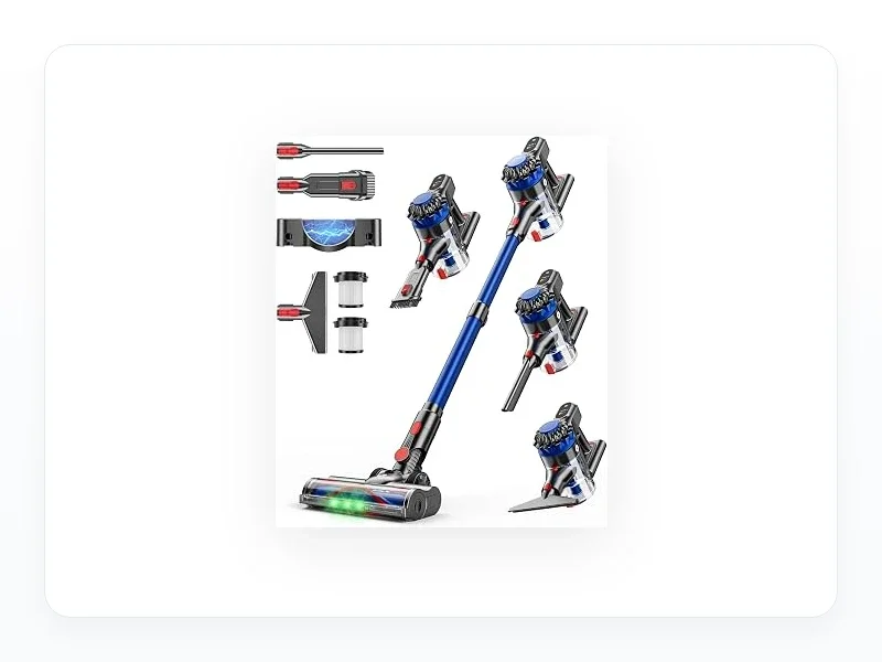 Lightweight vacuum cleaners