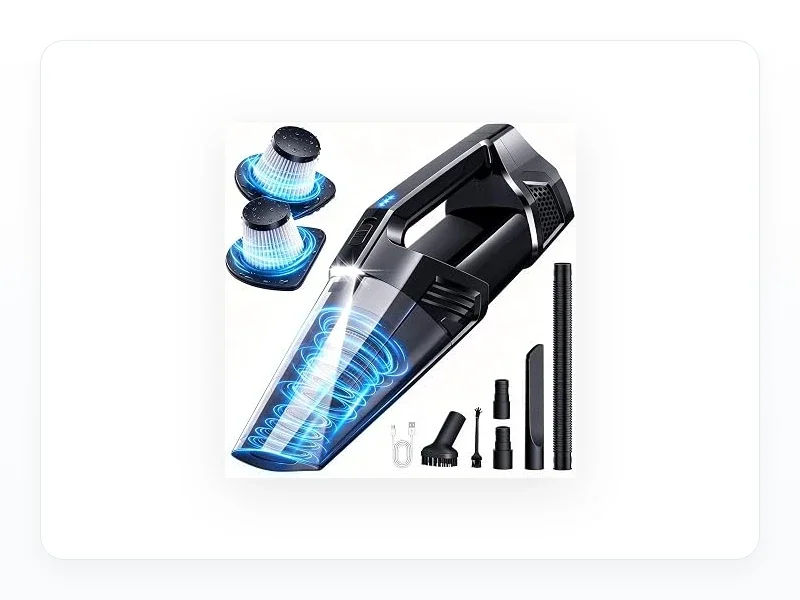 Portable vacuum cleaners